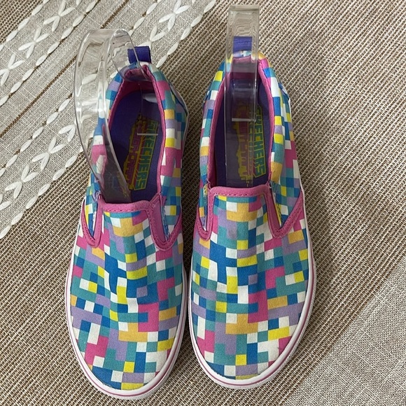 Skechers Minecraft Edition Slip On Shoes Size 2 - Picture 5 of 6